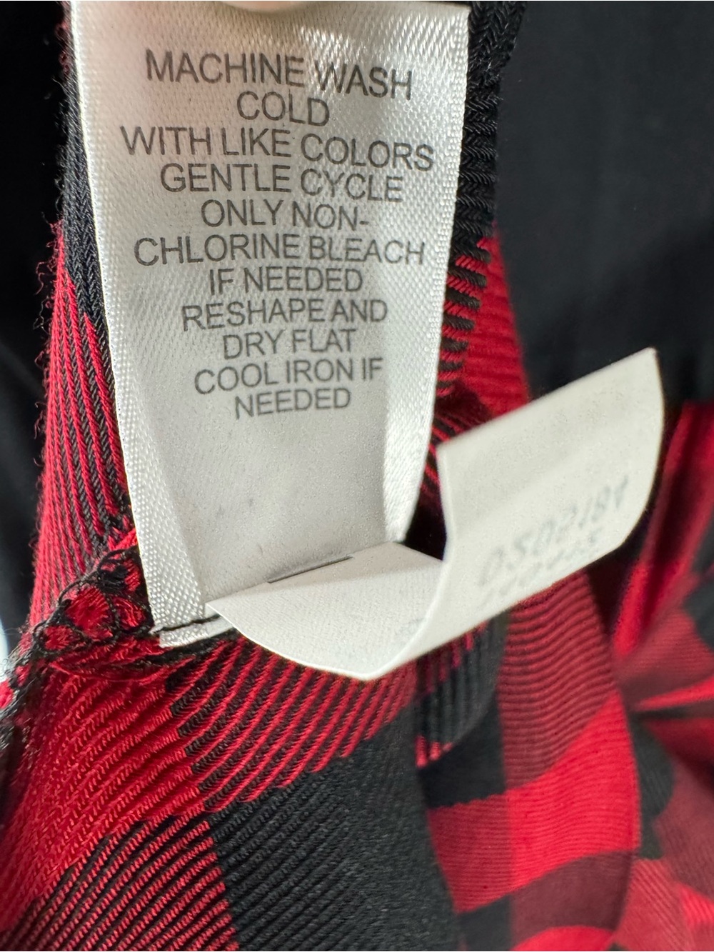 J. Jill Mixed Media Buffalo Plaid Dress Long Sleeve XL Petite - Picture 9 of 10